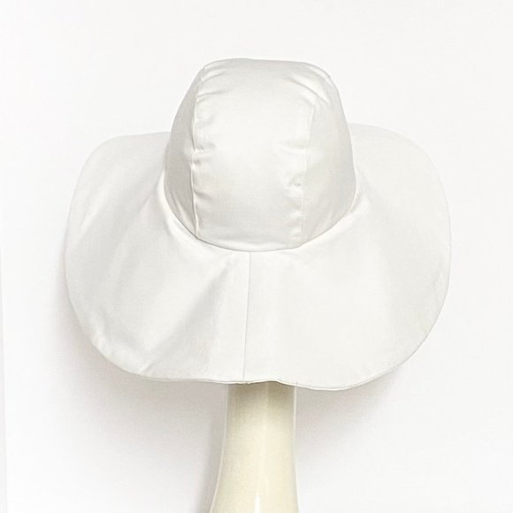 White Wide Brim Sun Hat main image 4